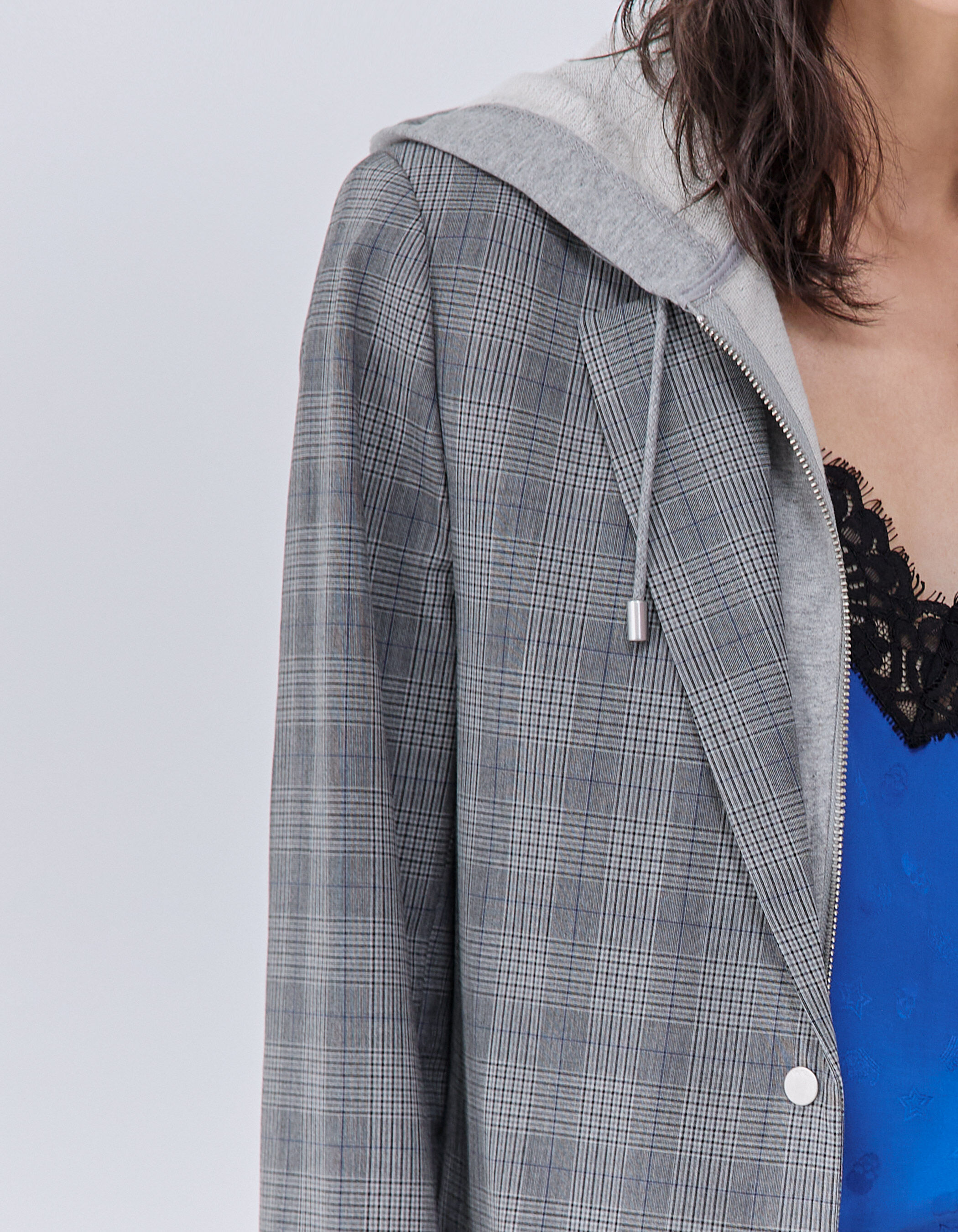 Blazer with hoodie women's online