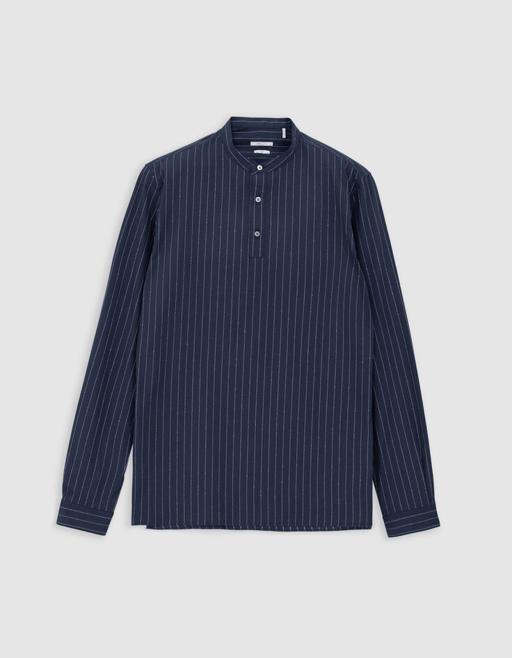 Tunique REGULAR encre motif rayures Homme-6