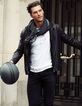 Tee-shirt blanc dessin squelette Homme-1