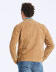Hellbraune Herren-Velourslederjacke-4