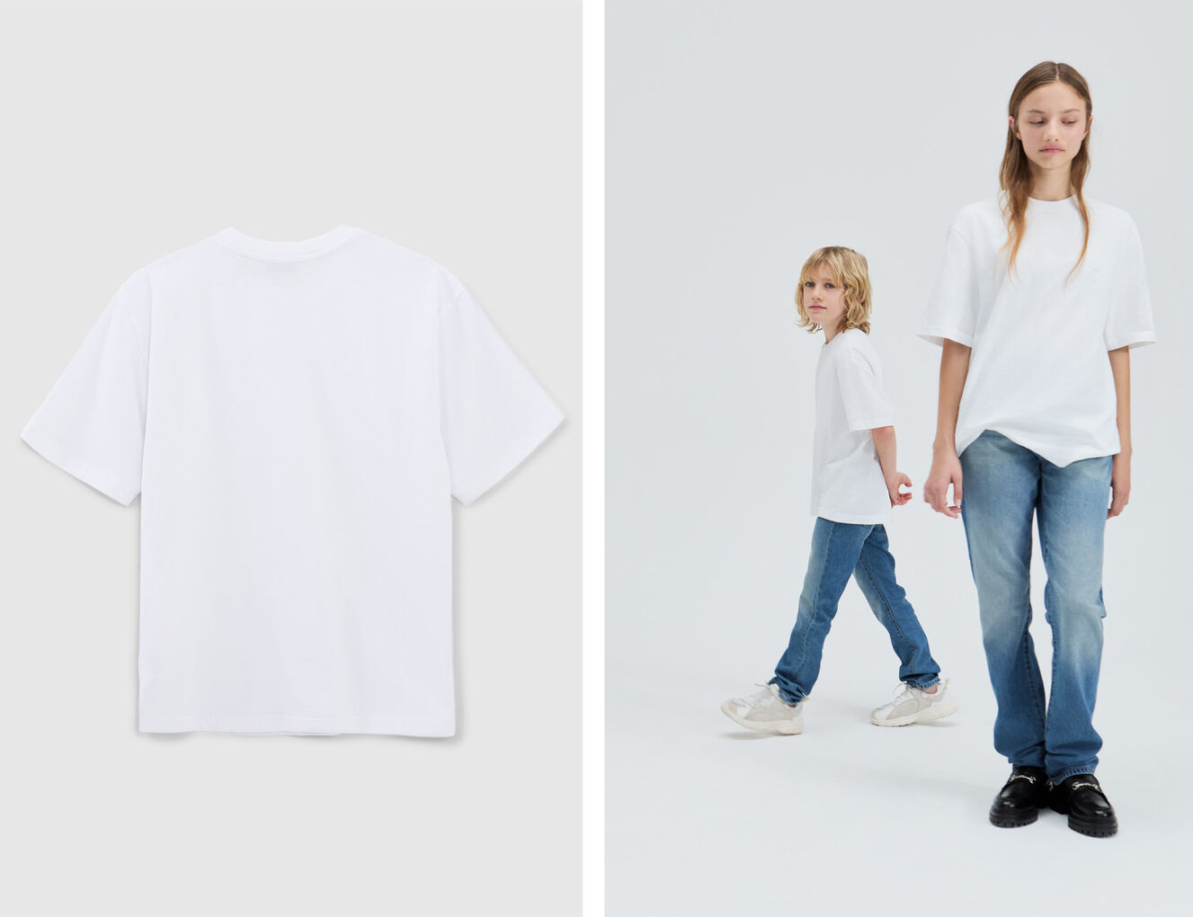 White organic cotton embroidered Gender Free T-shirt - IKKS-6