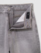 Boys’ faded grey super baggy jeans-6