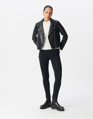Jean jegging noir powerstretch 7/8e Femme - IKKS