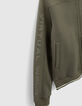 Khaki Jungen-Teddyjacke mit Kapuze-6