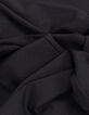 Pantalon de tailleur noir ajusté maille Milano Femme-8