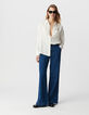 Chemise manches longues blanche oversize-1
