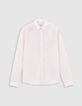 Chemise SLIM beige motif rayures aquarellées Homme-6