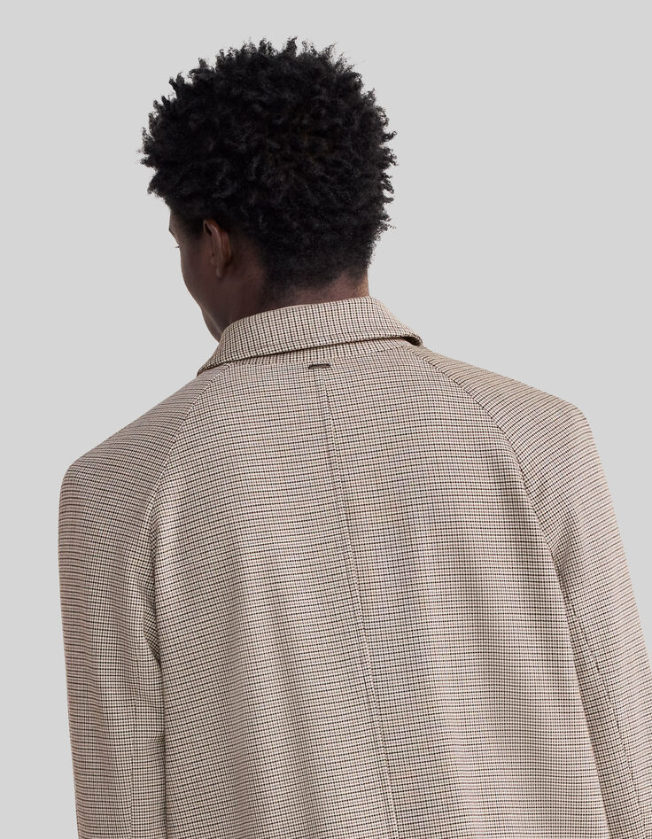Trench vison motif carreaux Homme-7