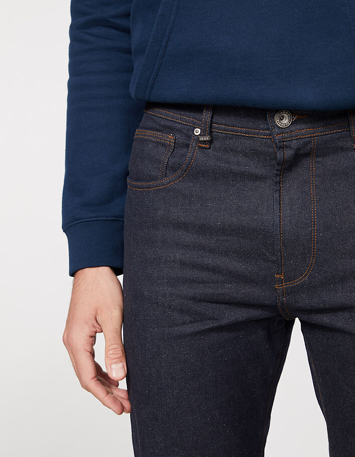 Marineblauwe rechte jeans Shibuy Heren  - IKKS