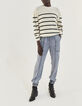 Women’s sailor sweater with studded epaulets-7
