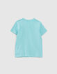 Boys' light turquoise Essentials T-shirt -2