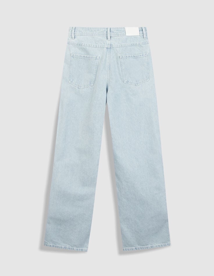 Women's Chisa blue wide-leg jeans-6