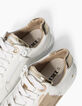 Girls' white trainers-6
