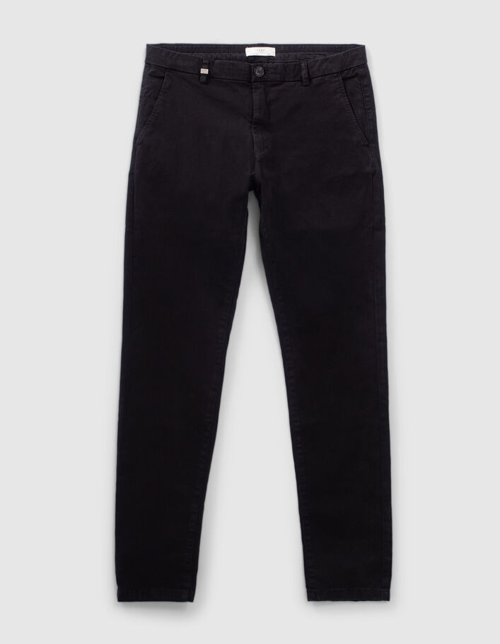 Pantalon chino SLIM noir Homme-5
