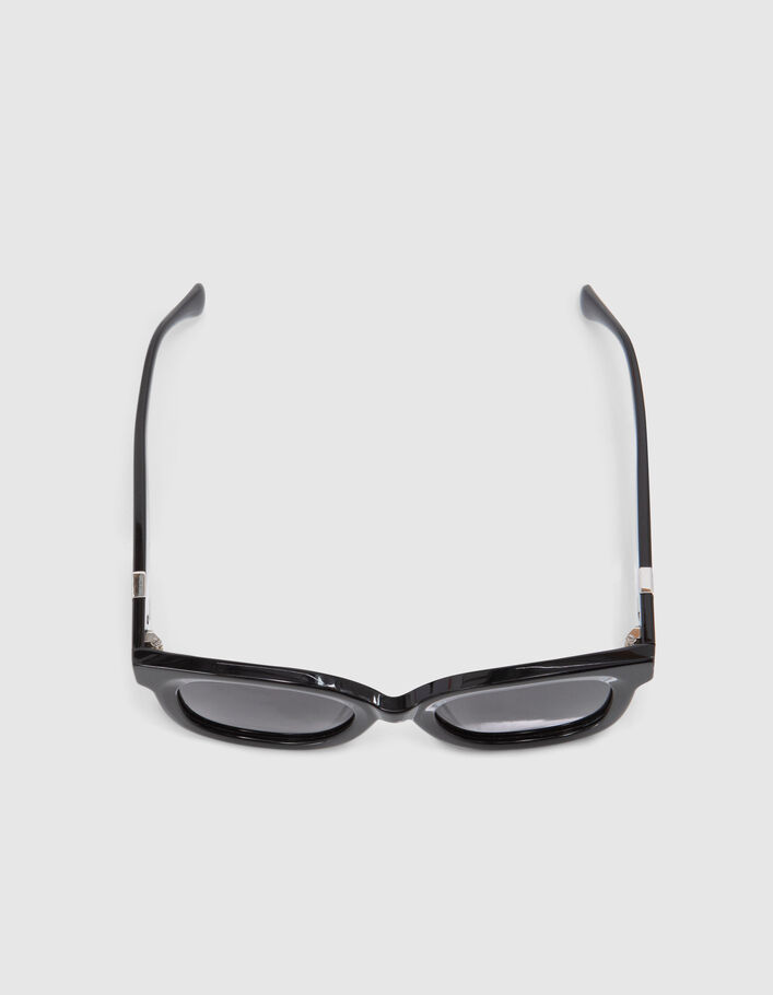 Women’s black oversize butterfly frame sunglasses-3