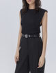 Women’s black corset-look T-shirt-2