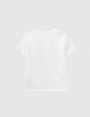 Boys’ white slogan T-shirt-2