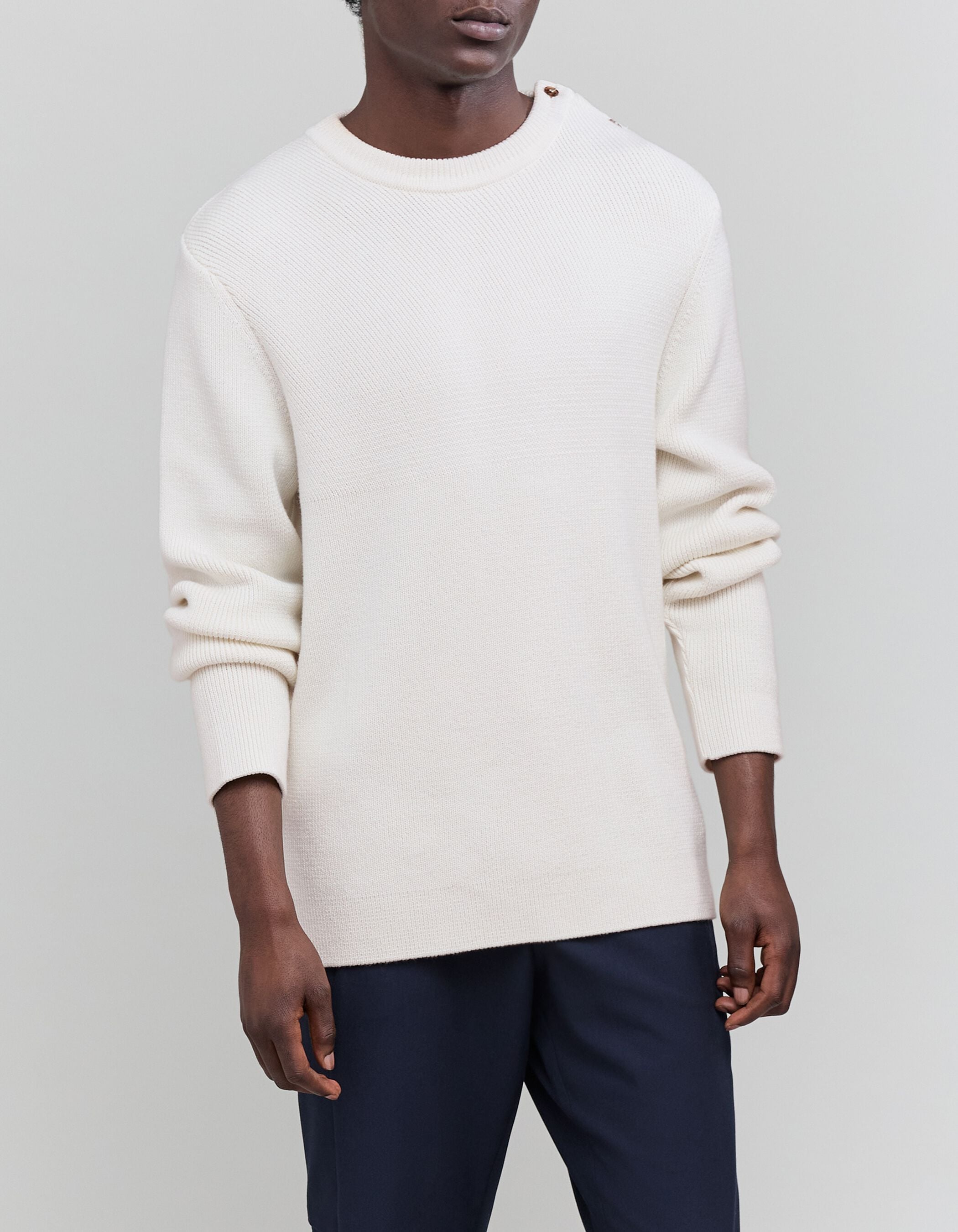 【OFF-WHITE】KNITWEAR S Men's off-white button-down sweater