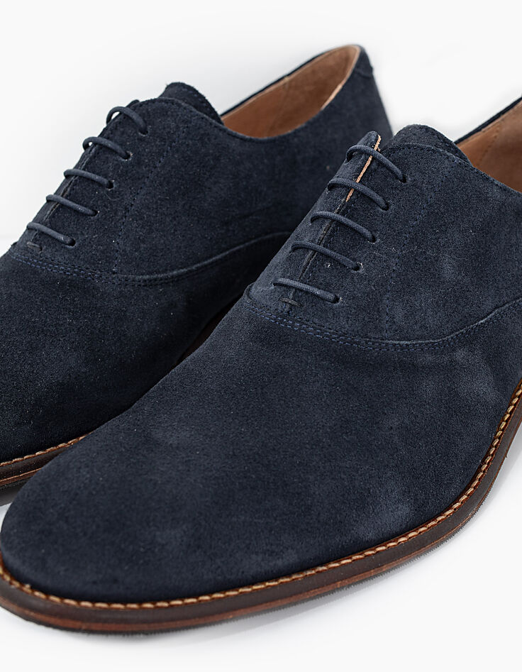 Men’s stone suede Derby shoes-5