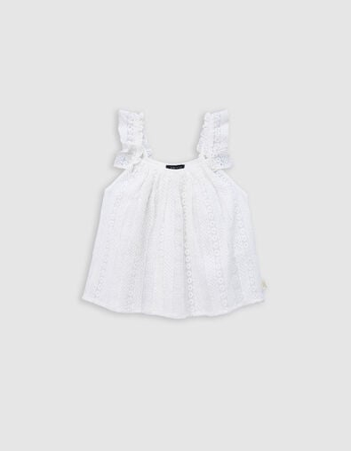 Ecru caraco kant meisjes - IKKS