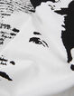 Camiseta de hombre blanca de algod&oacute;n org&aacute;nico visual rock-7