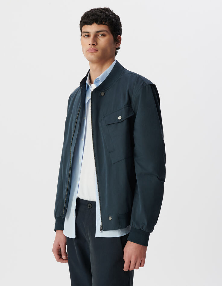 Bomber tinta nailon terciopelo hombre-7 Bomber tinta nailon terciopelo hombre-7