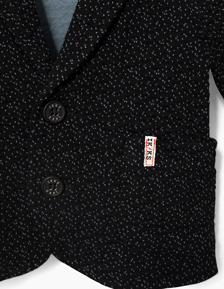 Baby boys’ black jacket-5