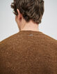 Pull tabac tricot effet mousseux Homme-3