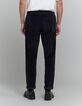 Zwarte corduroy joggingbroek voor heren-3