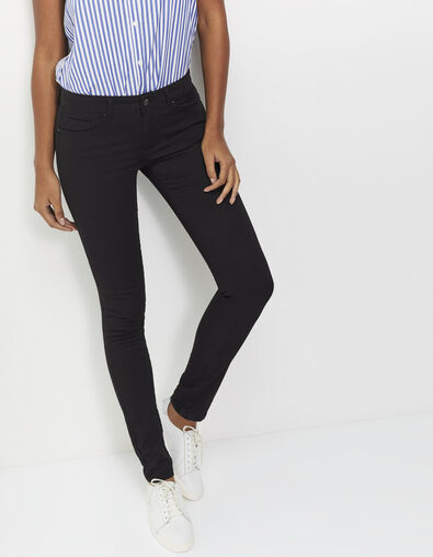 Schwarze Damen-Slim-Jeans - I.CODE