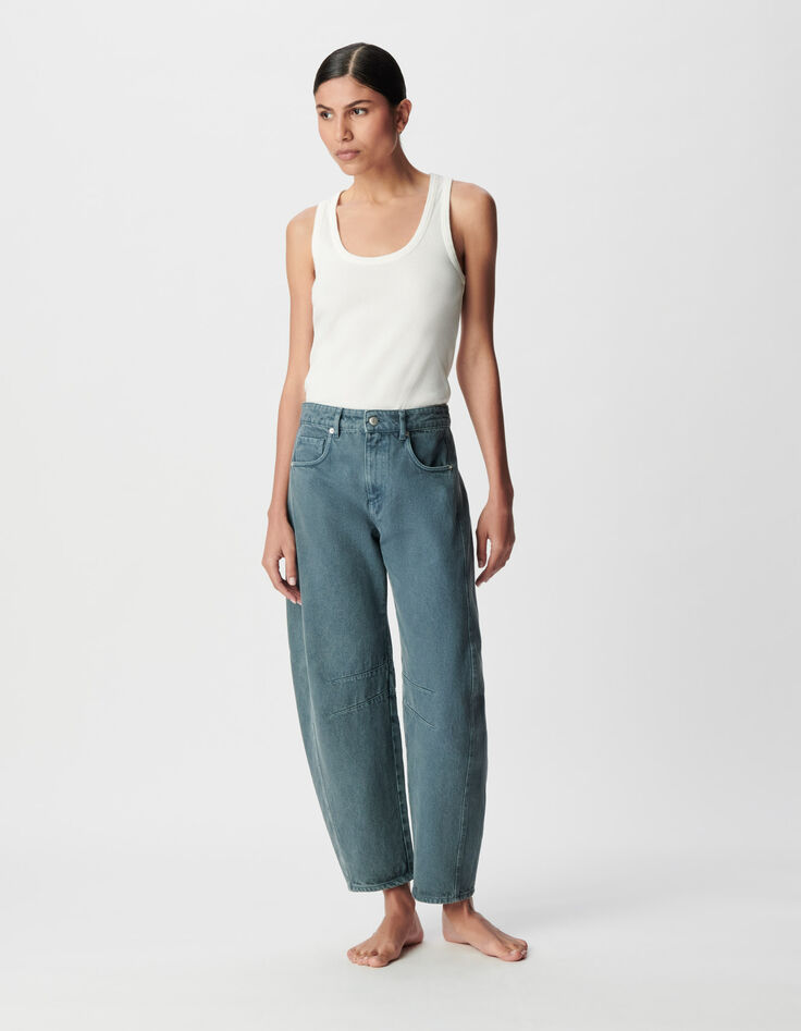 Ballon-Jeans blau Damen-1