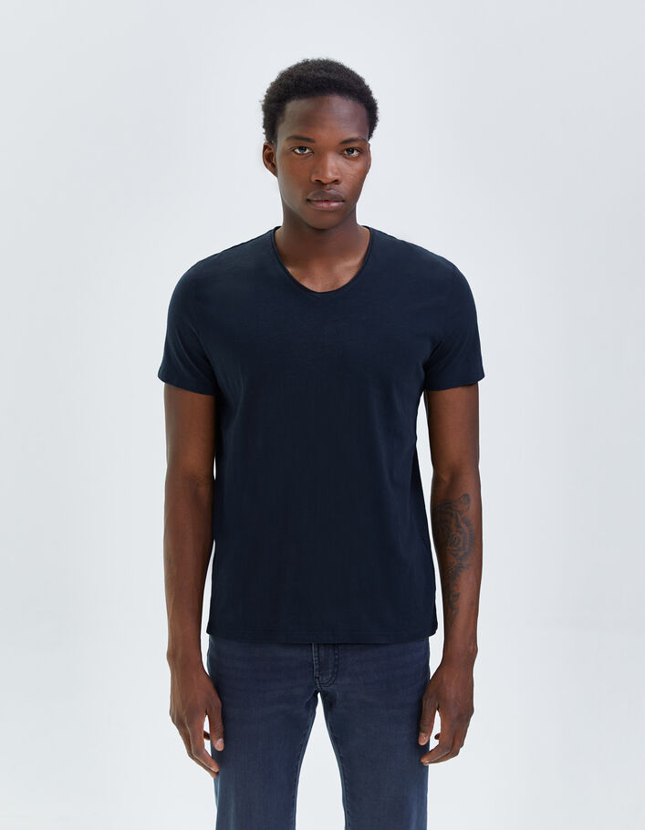 Camiseta L'Essentiel azul de hombre-1