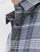 Chemise REGULAR marine à carreaux Homme-4