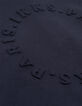 Jongenssweatshirt marine poloshirt in ecru tekst rug-7