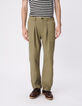 Pantalon charpentier kaki coton bio Homme-3