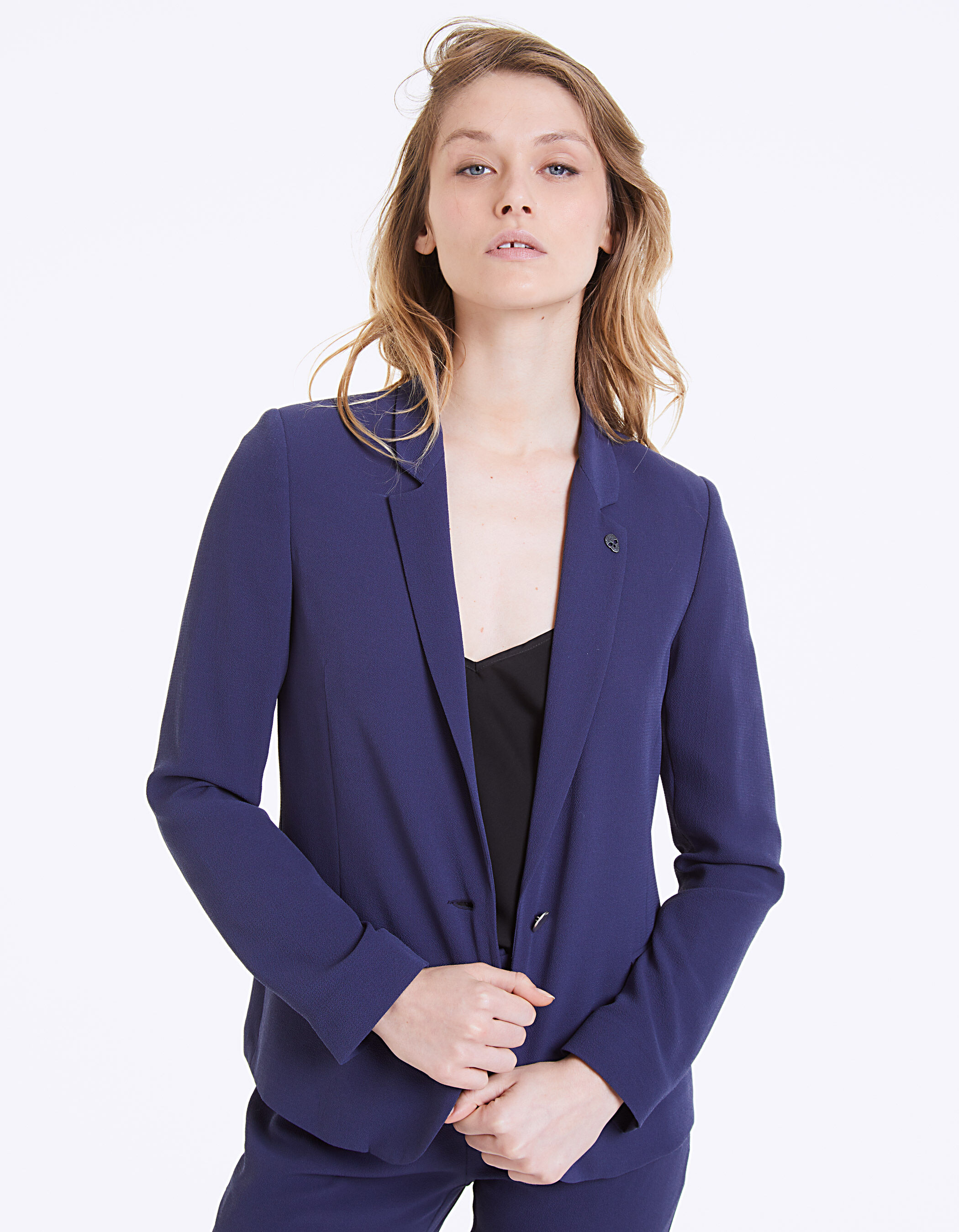 Veste tailleur mi longue femme online