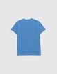 Boys’ blue T-shirt with lenticular SMILEYWORLD image-5