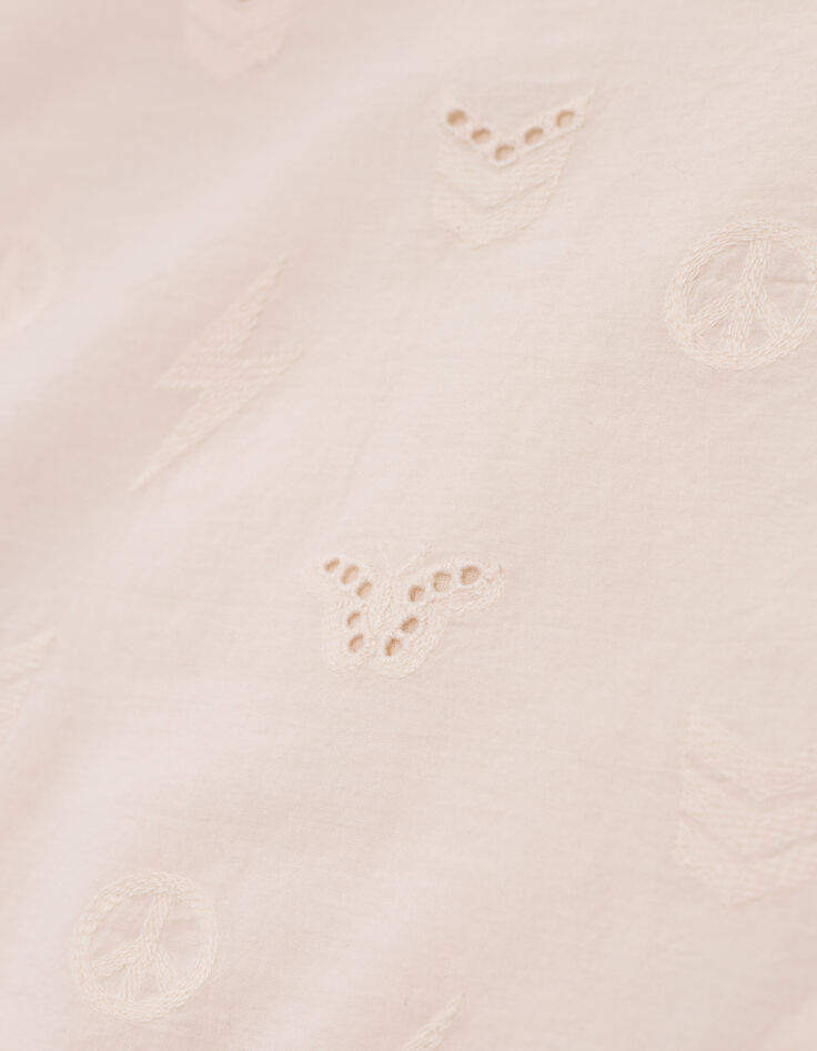 Blouse ecru broderie anglaise motifs army fille-8 Blouse ecru broderie anglaise motifs army fille-8