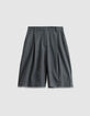 Grau gestreifte Tennis-Bermudas f&uuml;r Damen-7