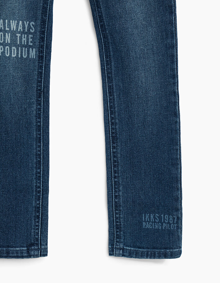 Boys’ medium blue skinny jeans  - IKKS