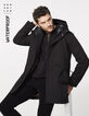 Men’s black, gold padded interior Urban Lab parka-1
