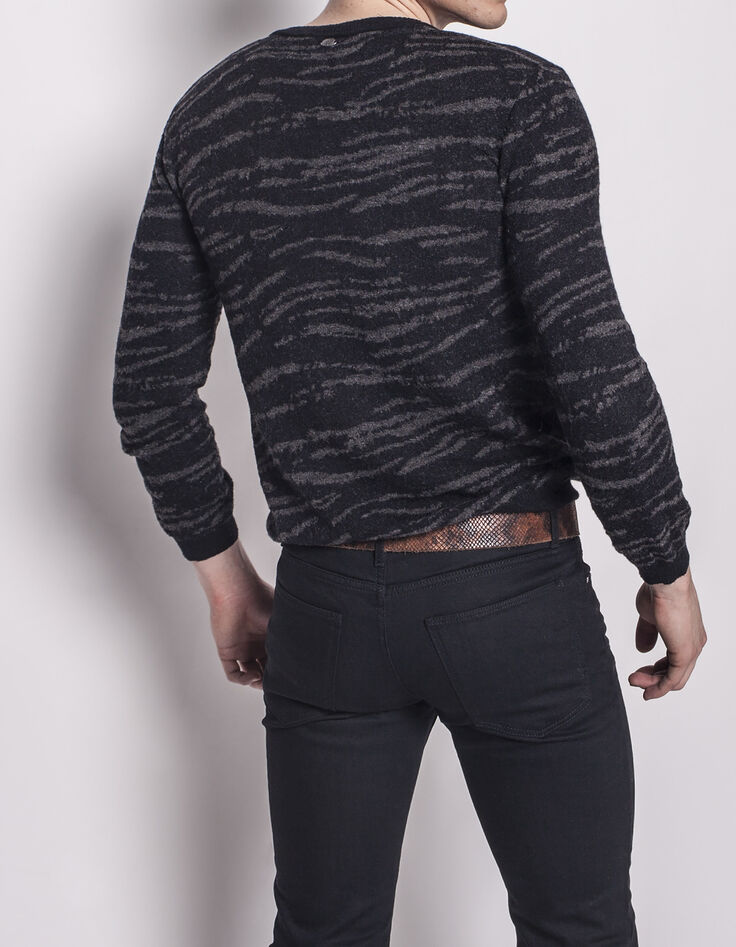 Pull jacquard homme-3