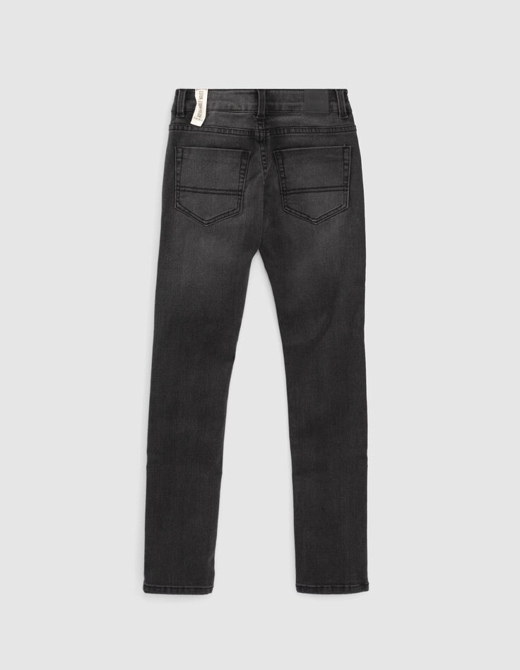 Vaqueros skinny black used efecto bigote niño -3