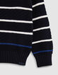 Pull marinière coton bio tricot fantaisie garçon-4