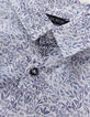 Chemise blanc imprimé minimaliste floral garçon-6