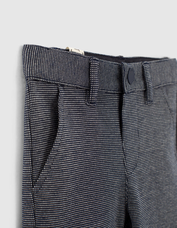 Bermuda chino navy faux-uni bébé garçon-2 Bermuda chino navy faux-uni bébé garçon-2