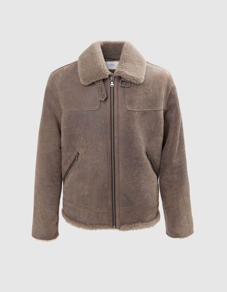 Herren-Bomberjacke aus LWG-zertifiziertem Rohleder-7