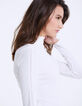 Tee-shirt col roulé femme-5