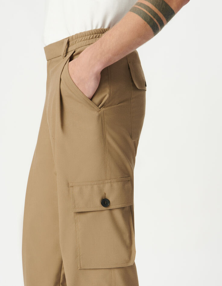 Beige battlebroek gedectructureerd Heren-5 Beige battlebroek gedectructureerd Heren-5