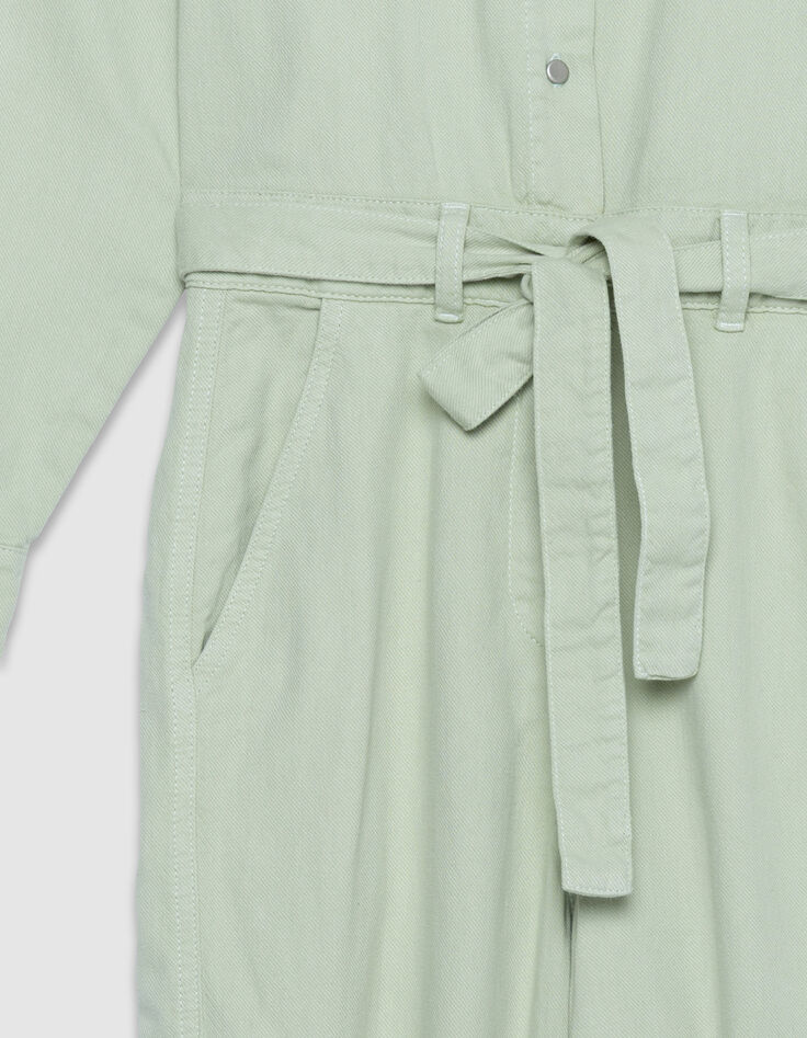 Mujer mono denim verde almendra esp&iacute;ritu de batalla-4